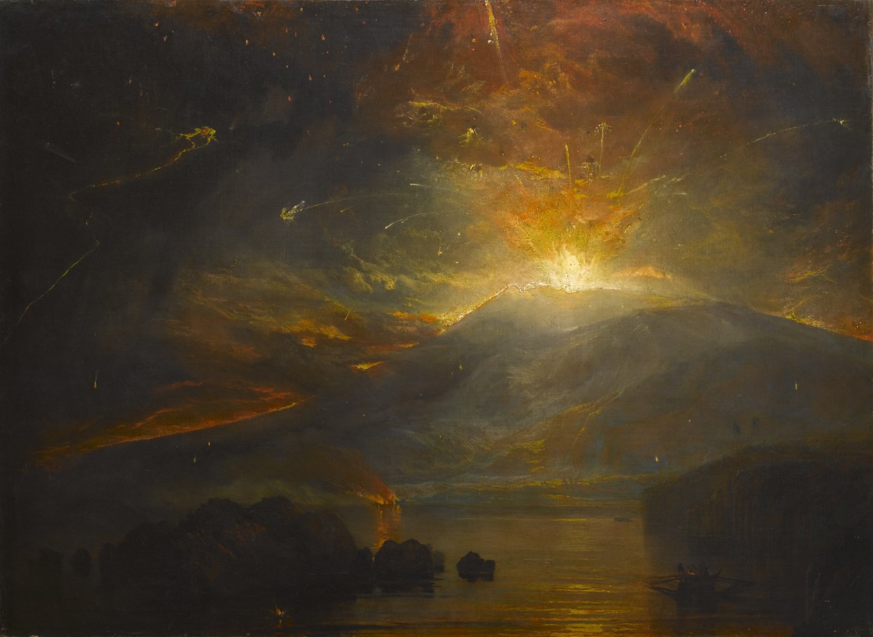 The Eruption of the Soufriere Mountains in the Island of St. Vincent, 30th April 1812 by Joseph Mallord William Turner