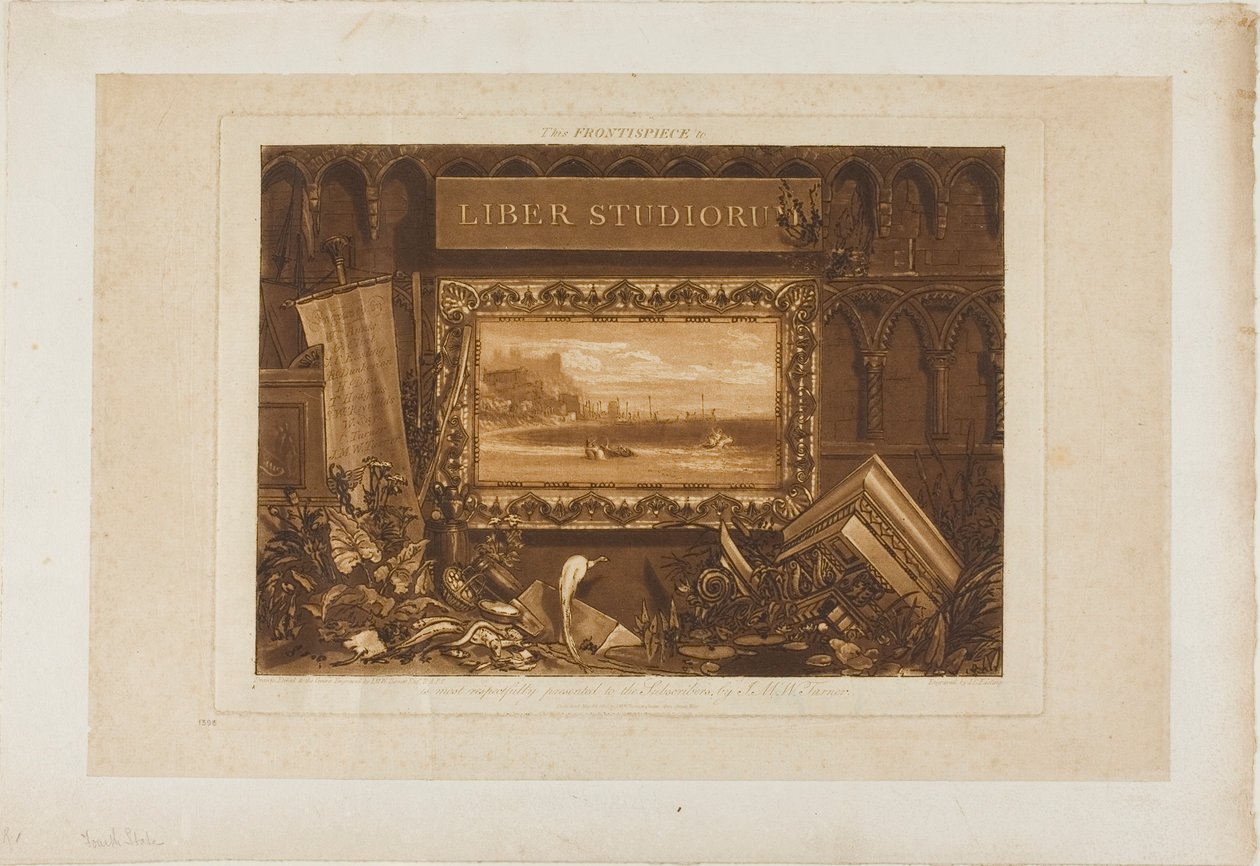 The Frontispiece to Liber Studiorum by Joseph Mallord William Turner