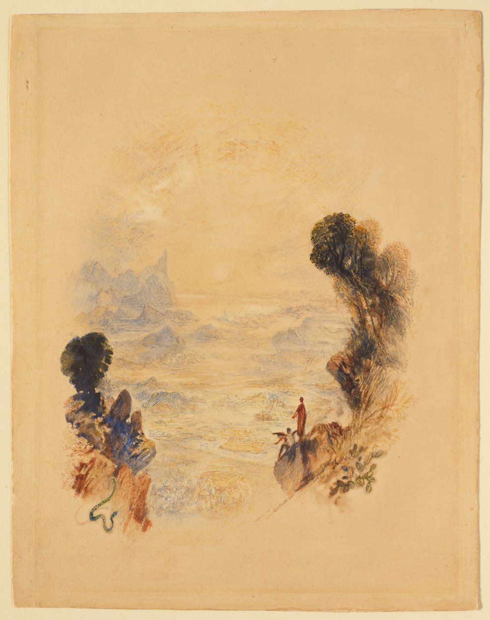 The Temptation of Christ on the Mountain by Joseph Mallord William Turner