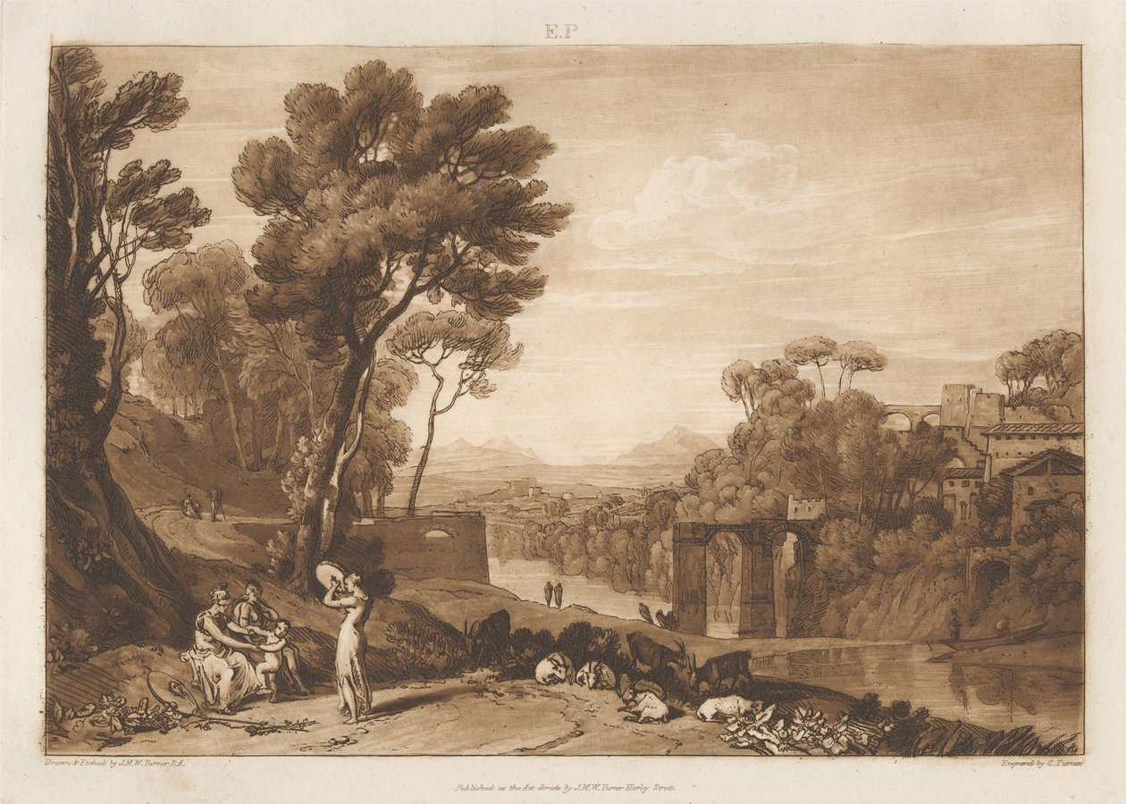 The Woman and Tambourine by Joseph Mallord William Turner