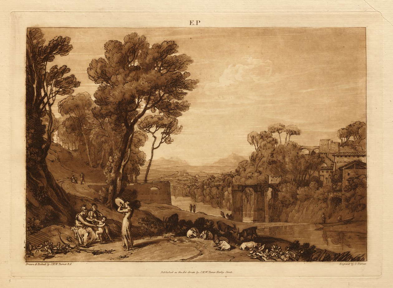 The Woman and the Tambourine by Joseph Mallord William Turner