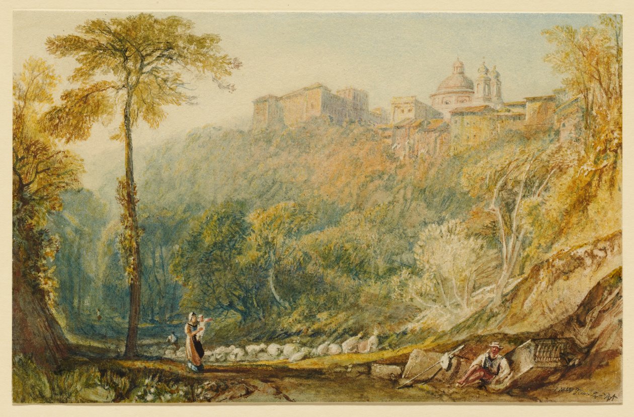 View of La Riccia (Ariccia) by Joseph Mallord William Turner