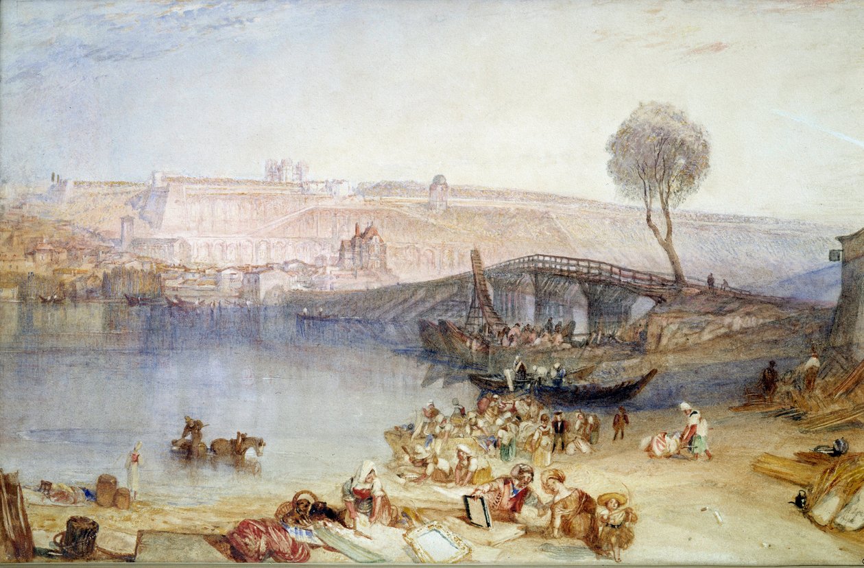 View of the site and the castle of Saint Germain en Laye by Joseph Mallord William Turner