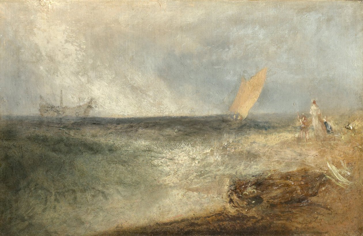 View off Margate, Evening by Joseph Mallord William Turner