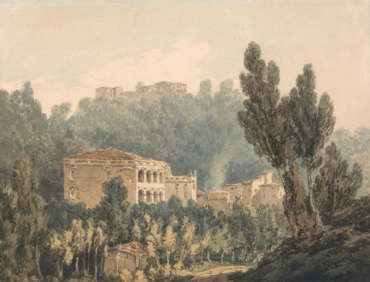 Villa in a Valley near Vietri sul Mare by Joseph Mallord William Turner