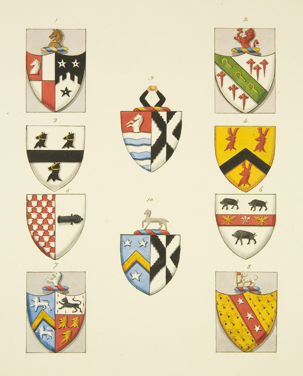 Coats of Arms from Monuments in St Thomas