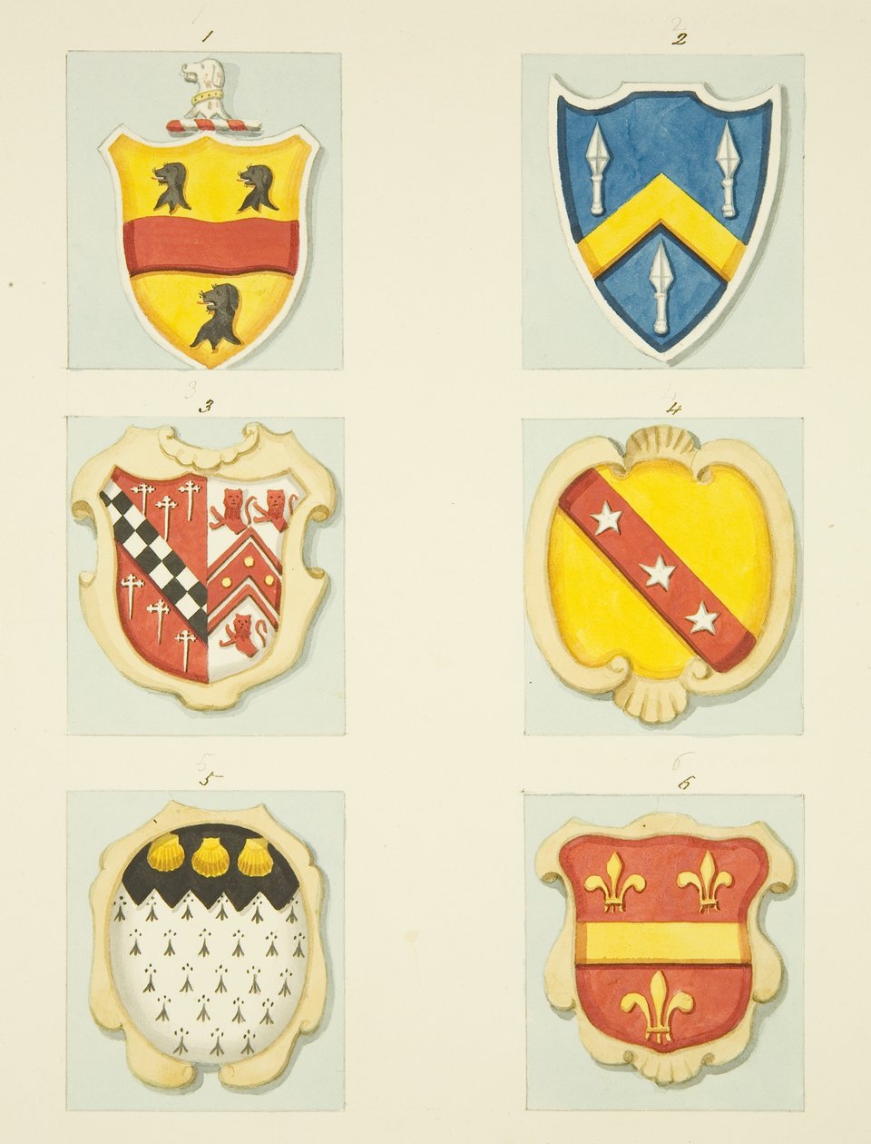 Coats of Arms on Monuments in St Mary Redcliffe by Joseph Manning