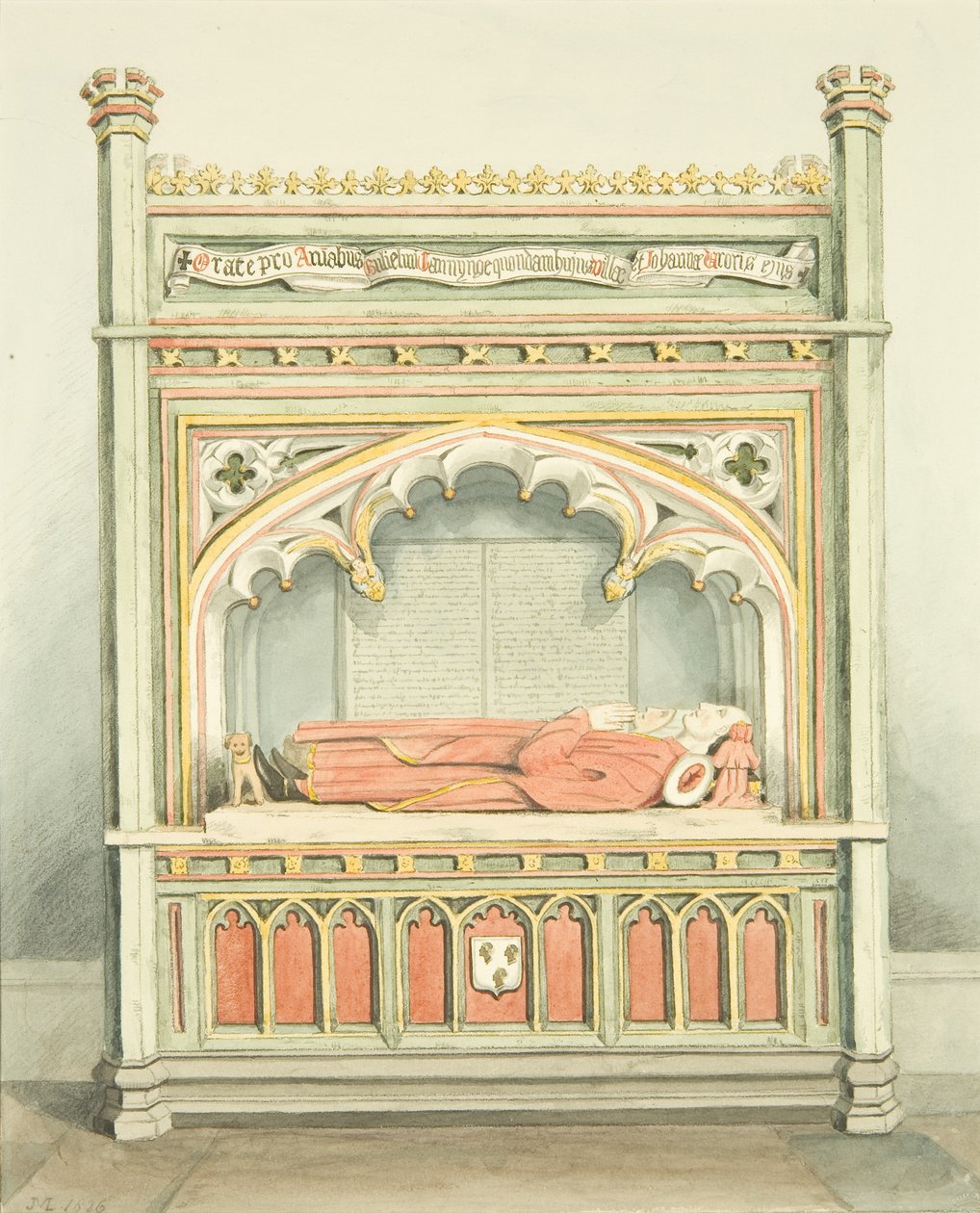 Monument to William Canynges in St Mary Redcliffe by Joseph Manning