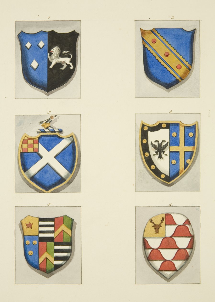 Monumental coats of arms in All Saints