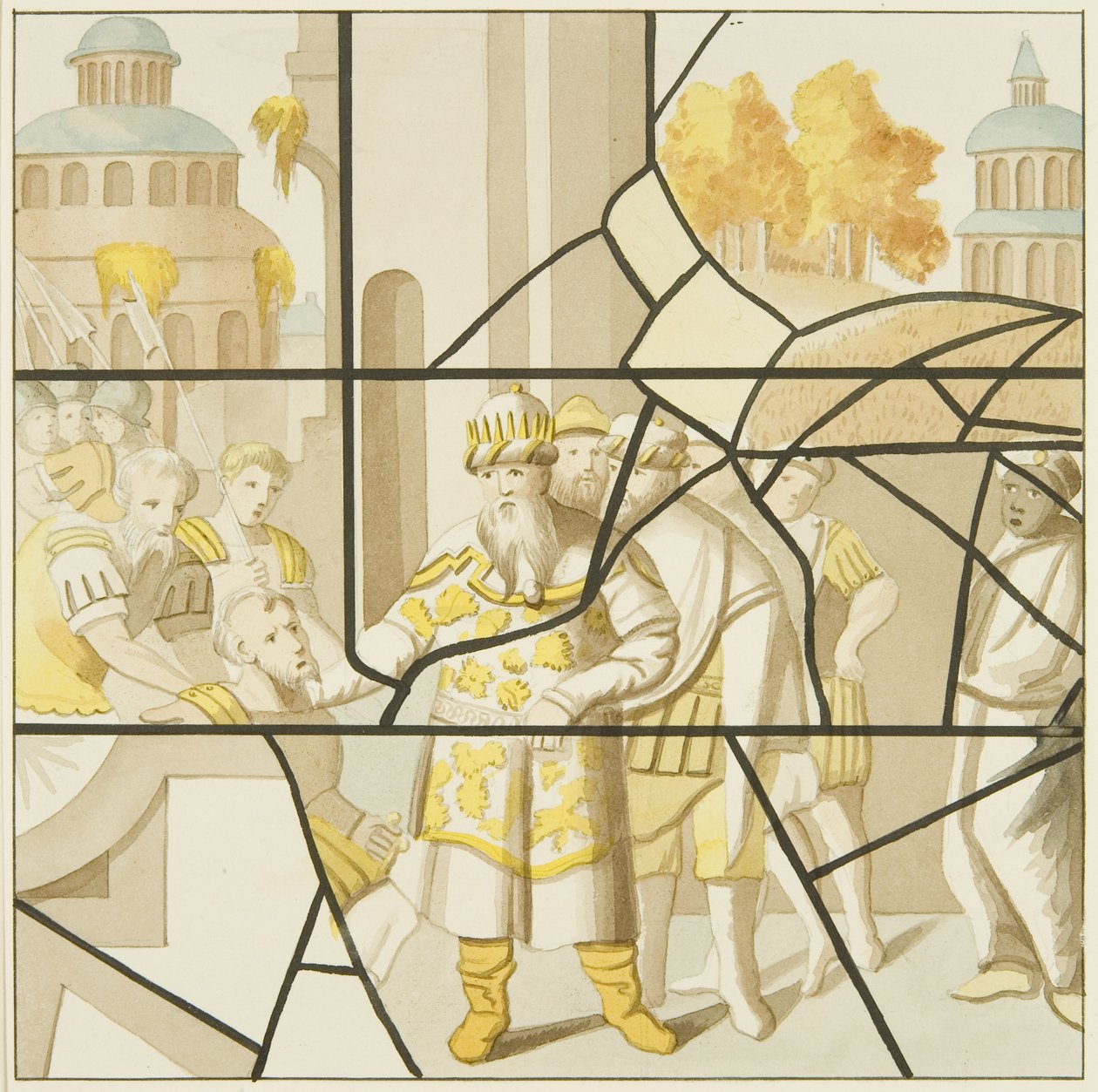 Stained glass in St Mark