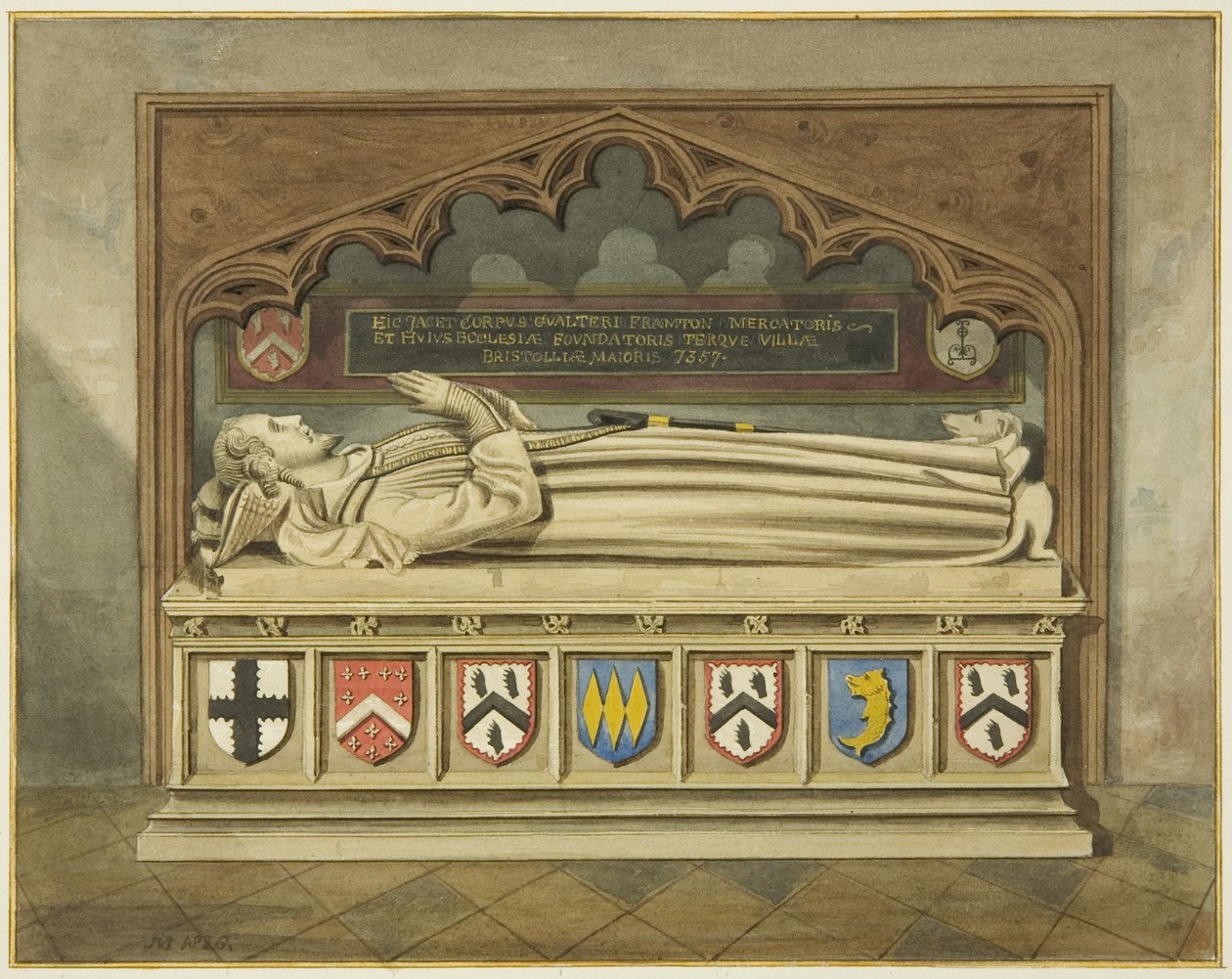 Tomb of Walter Frampton in St John
