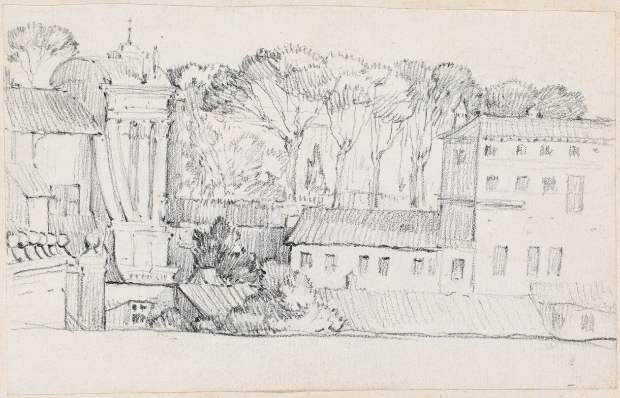 Roman Rooftops by Joseph Marie Vien