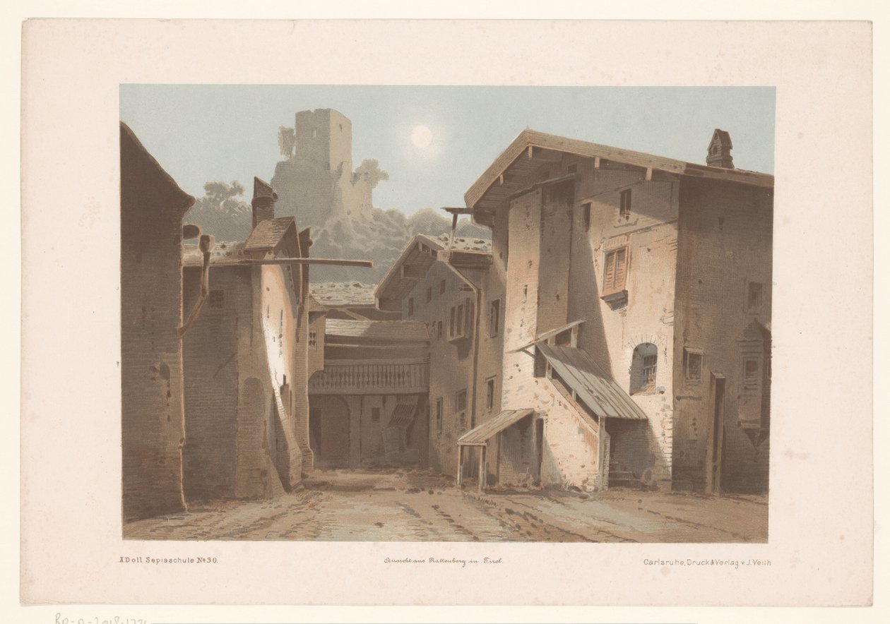 View of Bad Ragaz by Joseph Maximilian Kolb
