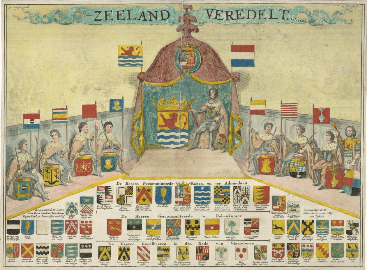 Weapons and Names of the Deputies of Zeeland and the Cities of Zeeland by Joseph Mulder