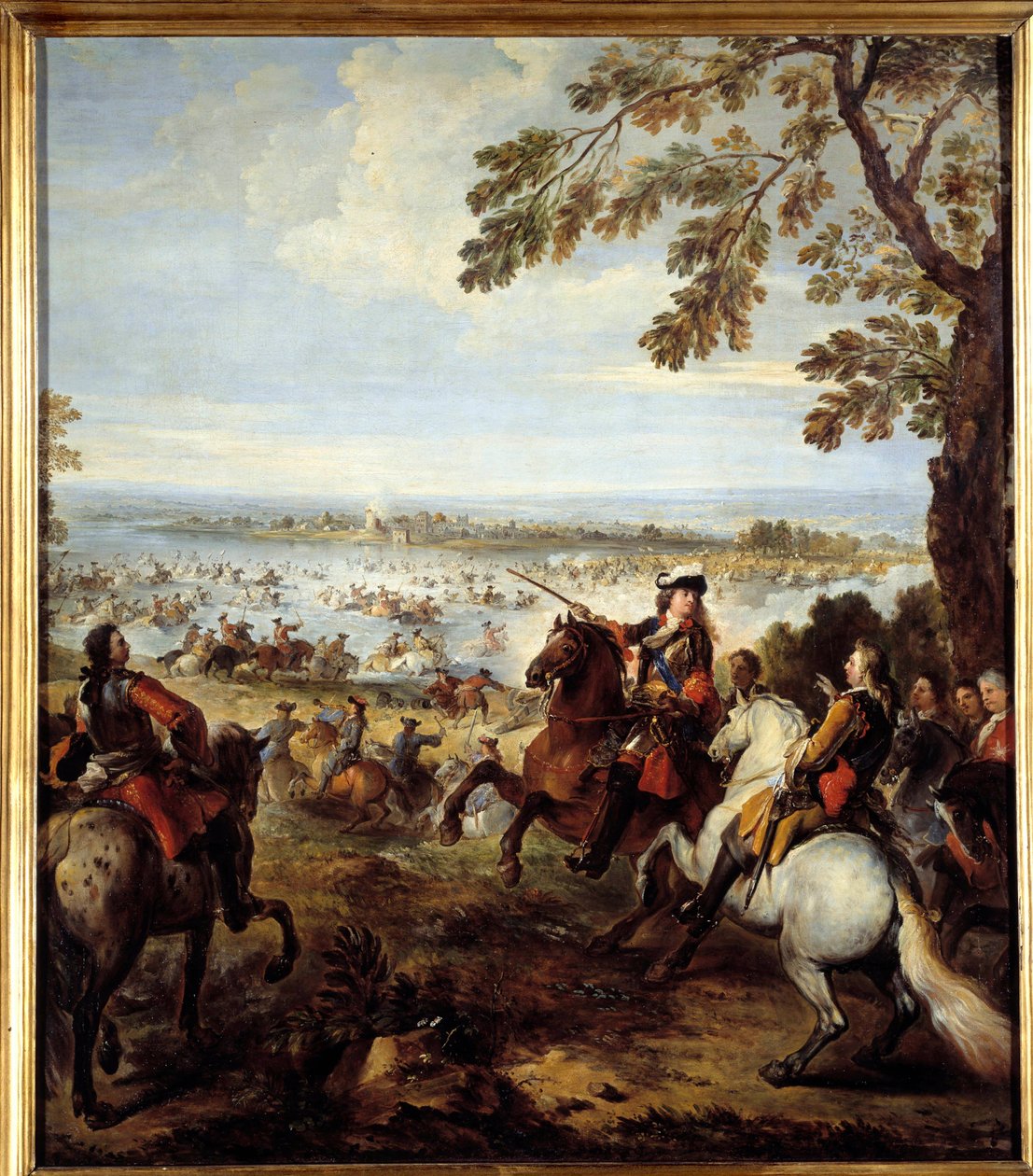 Passage of the Rhine by the Army of Louis XIV by Joseph Parrocel