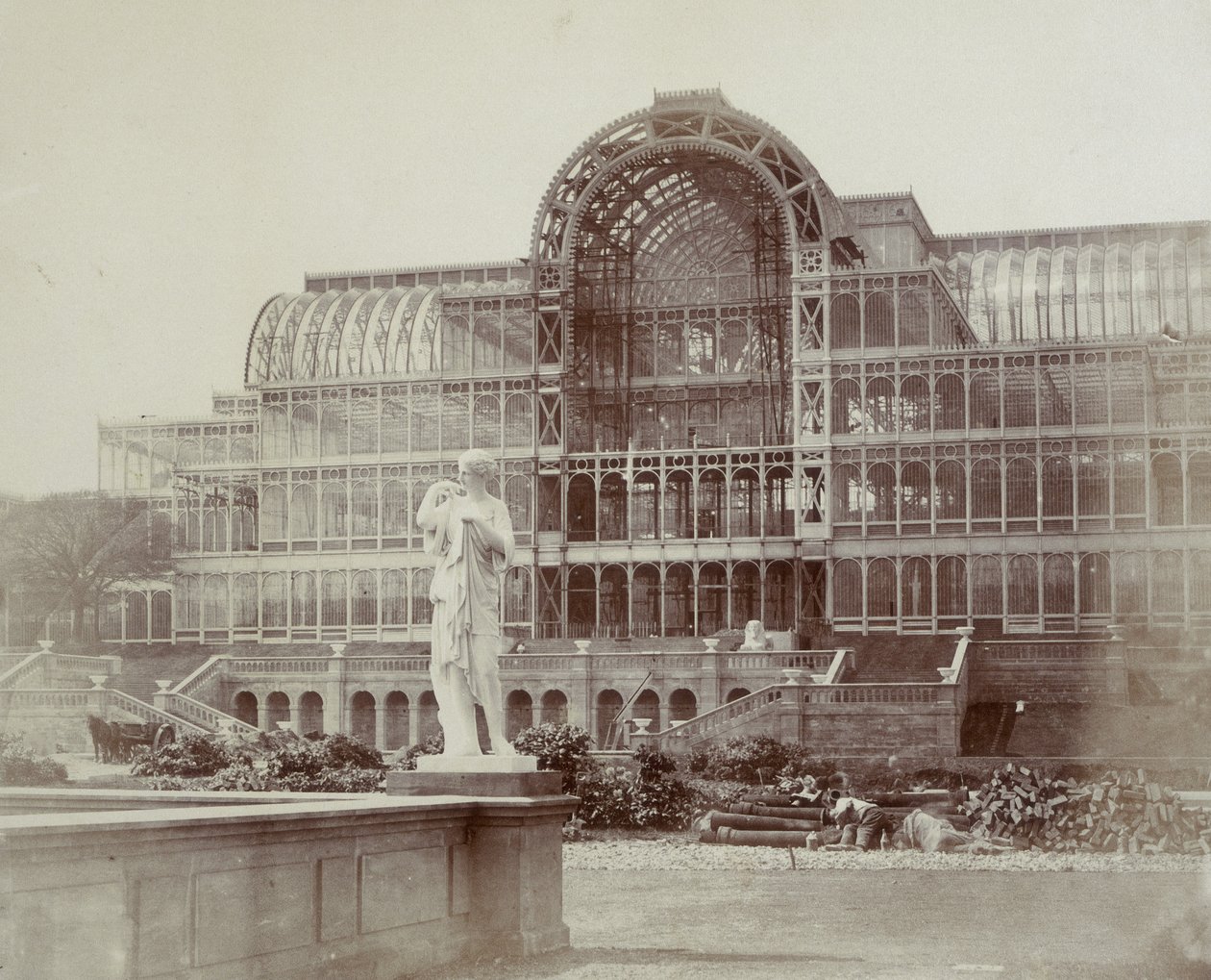 The South Transept, from the Second Terrace, printed in 
