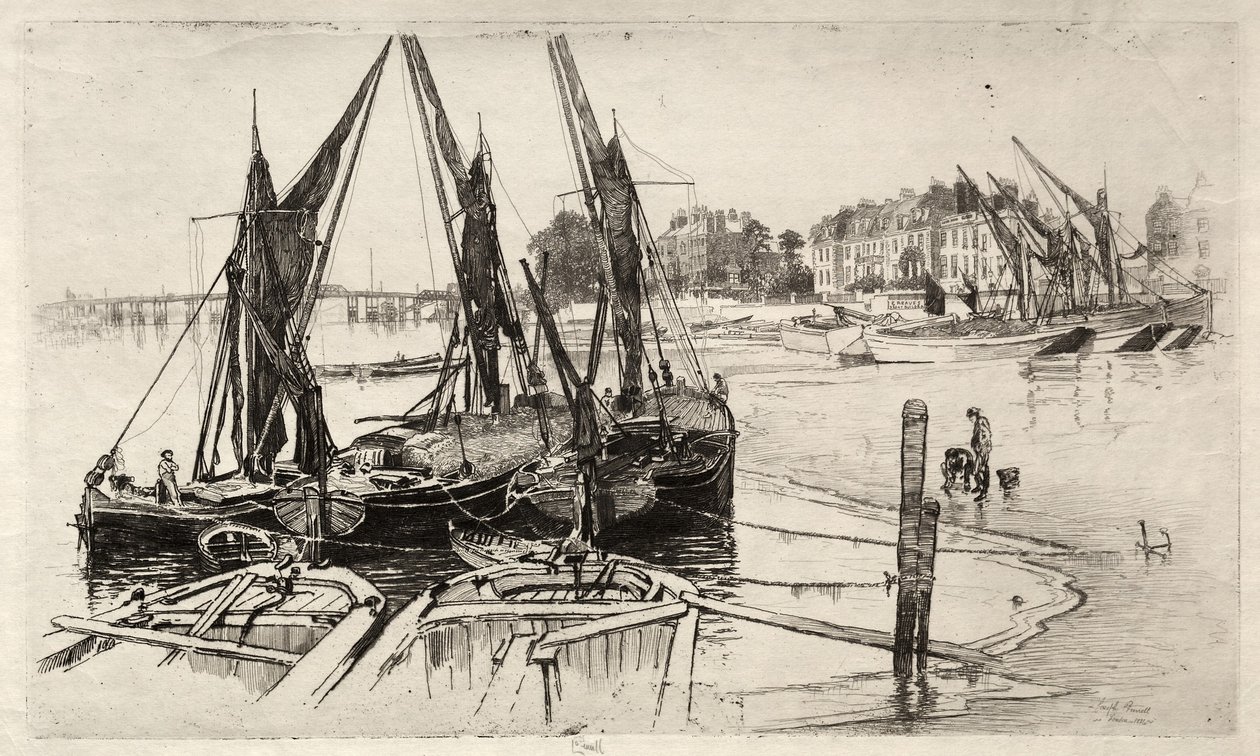 Chelsea, No. 1, 1886 by Joseph Pennell