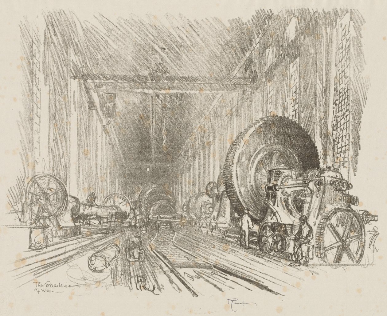 English War Work: The Basilica of War by Joseph Pennell