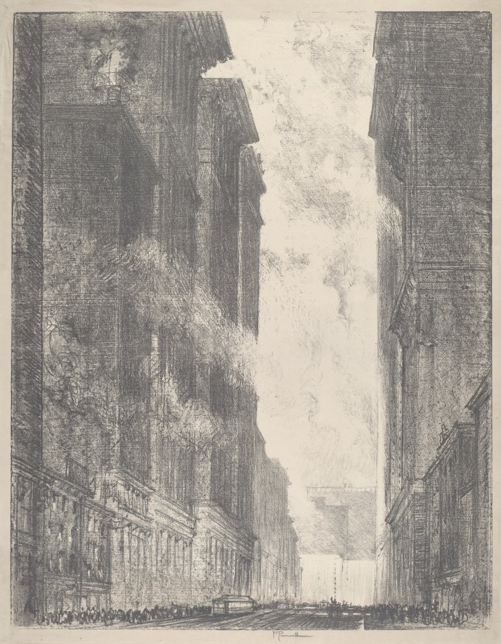 Fourth Avenue by Joseph Pennell