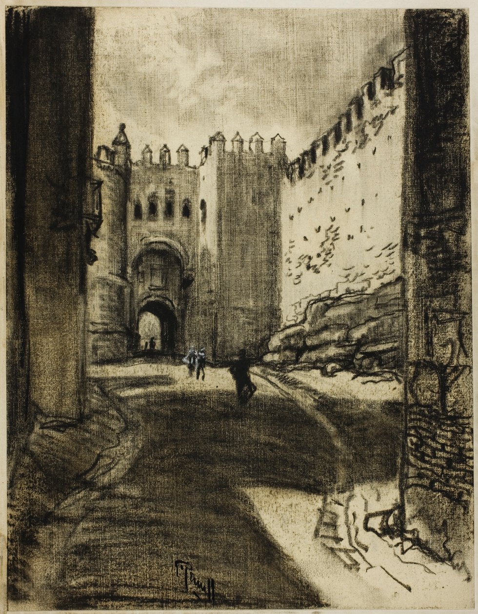 Gateway, Segovia by Joseph Pennell