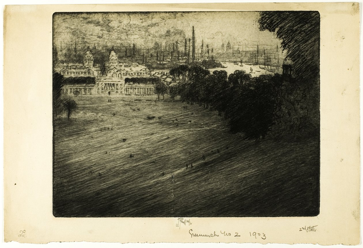 Greenwich Park, No. 2 by Joseph Pennell