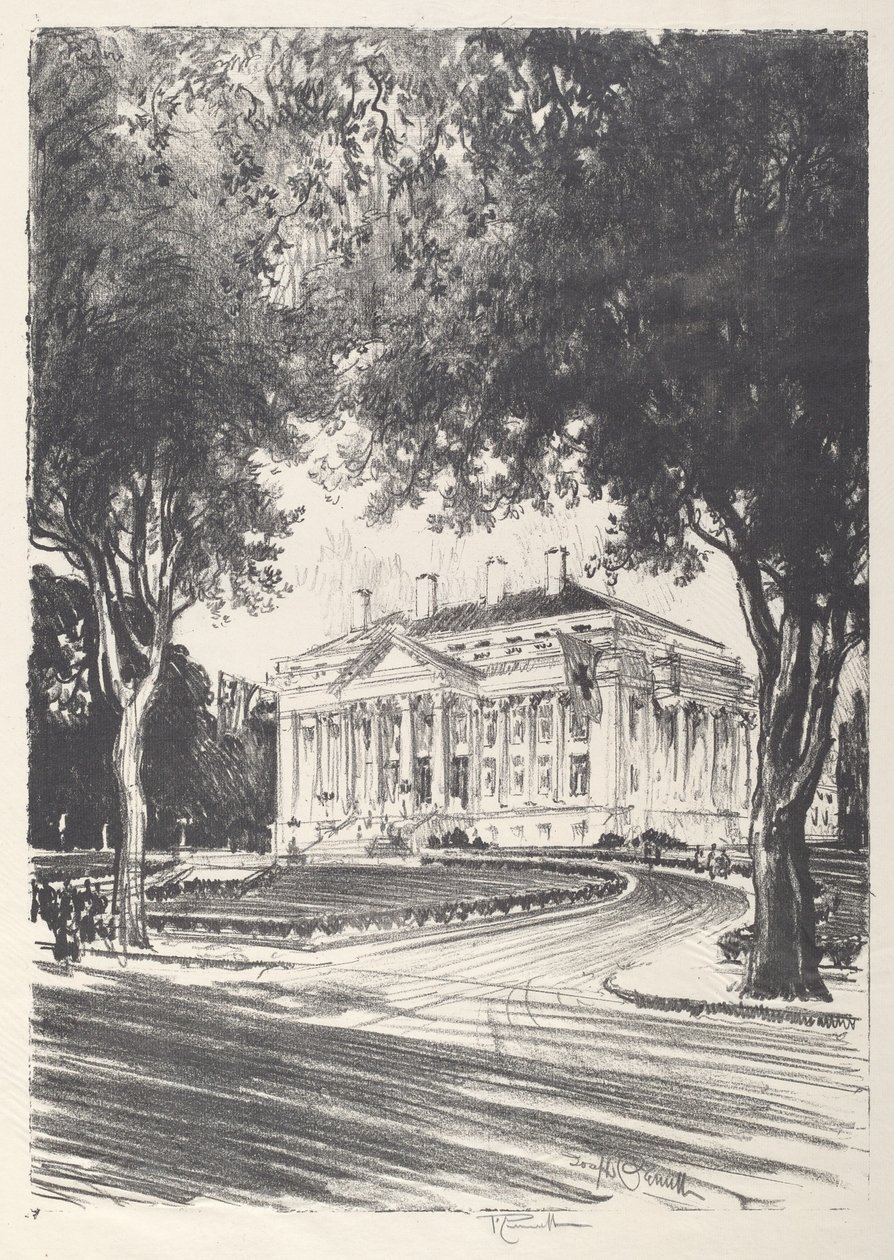 National Red Cross Headquarters, Washington by Joseph Pennell