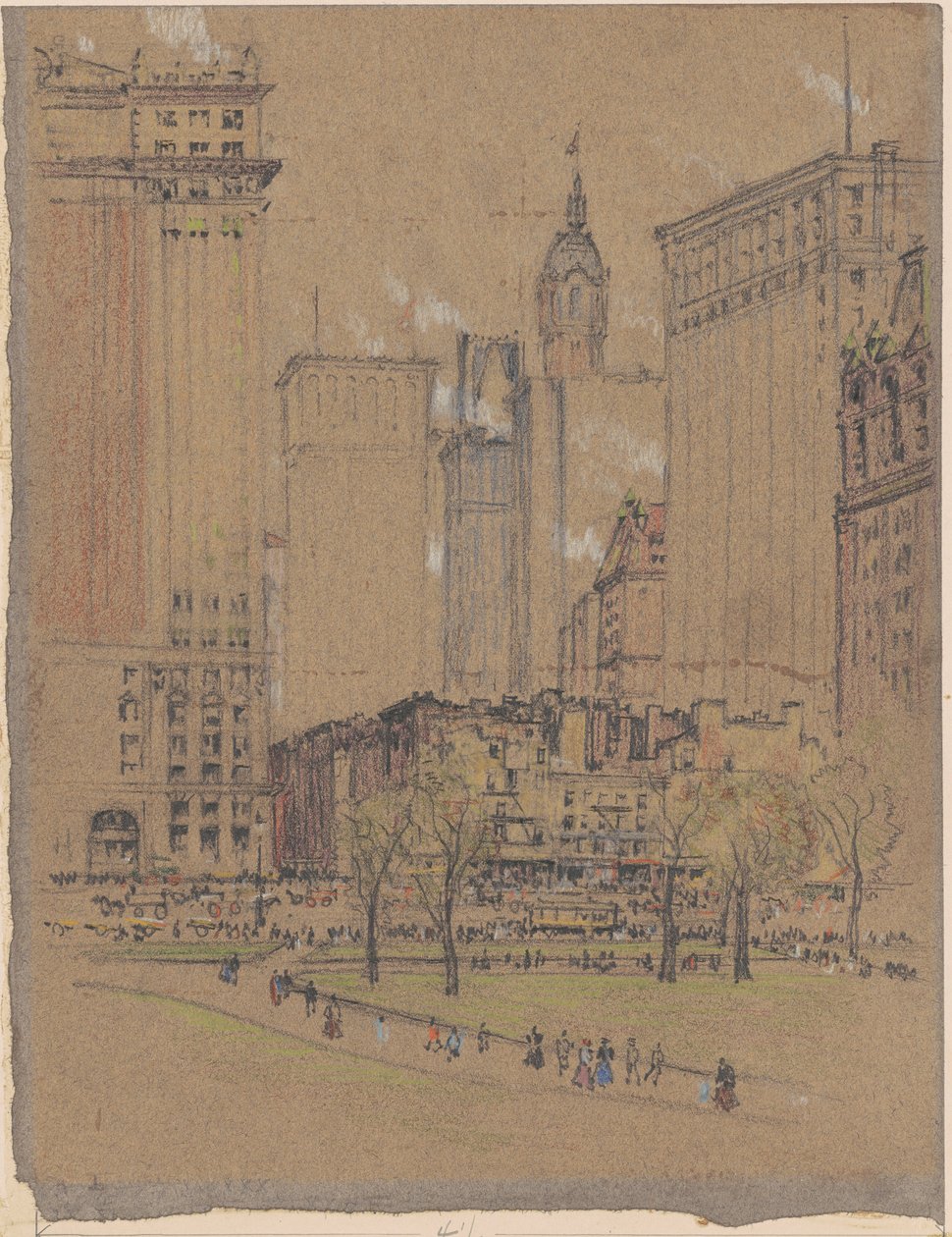 New York, the Old and the New by Joseph Pennell