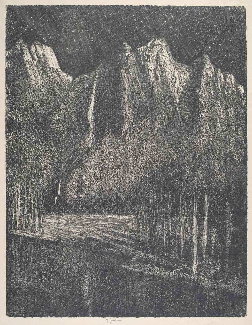 Night in the Yosemite by Joseph Pennell