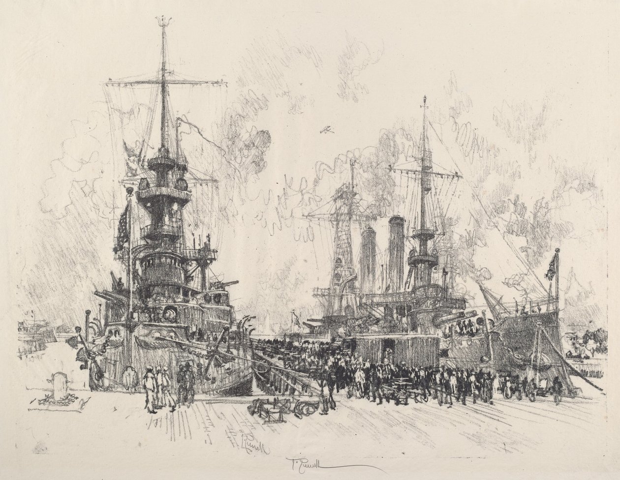 Ready for Service Again by Joseph Pennell