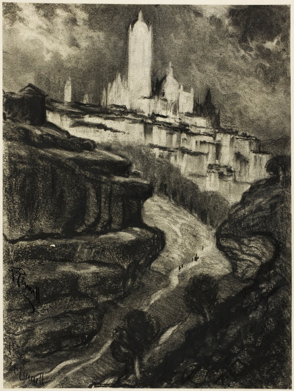 Segovia by Joseph Pennell