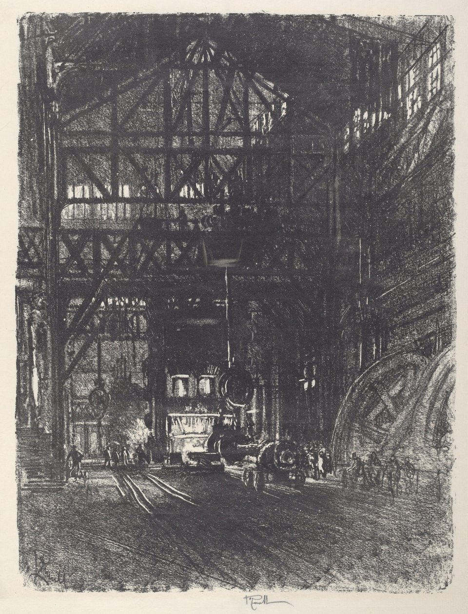 The Armour Plate Press by Joseph Pennell