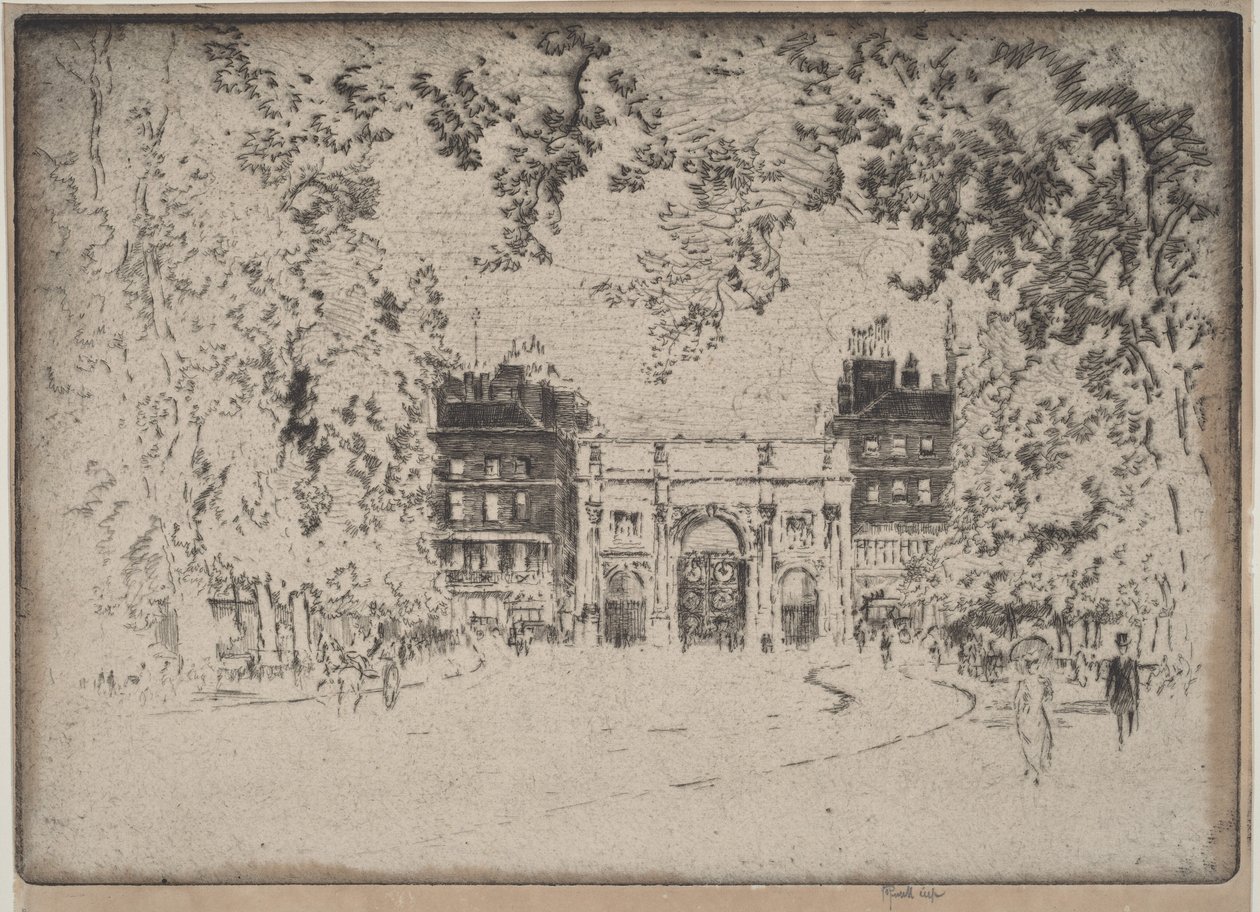 The Marble Arch by Joseph Pennell