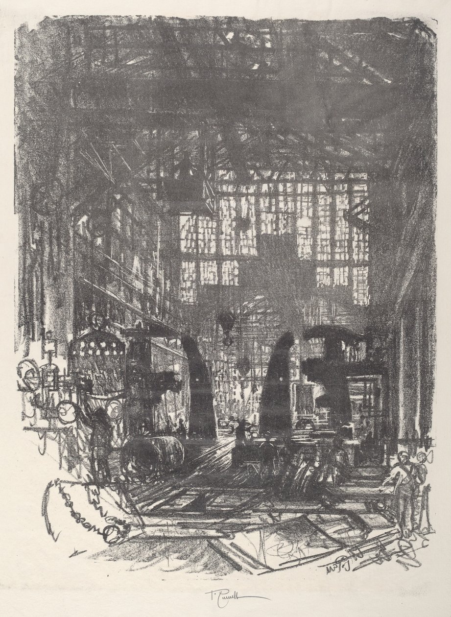 The Riveters, 1917 by Joseph Pennell