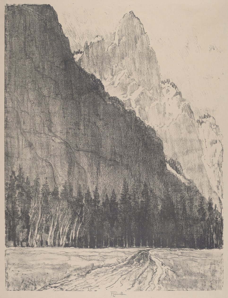 The Sentinel by Joseph Pennell