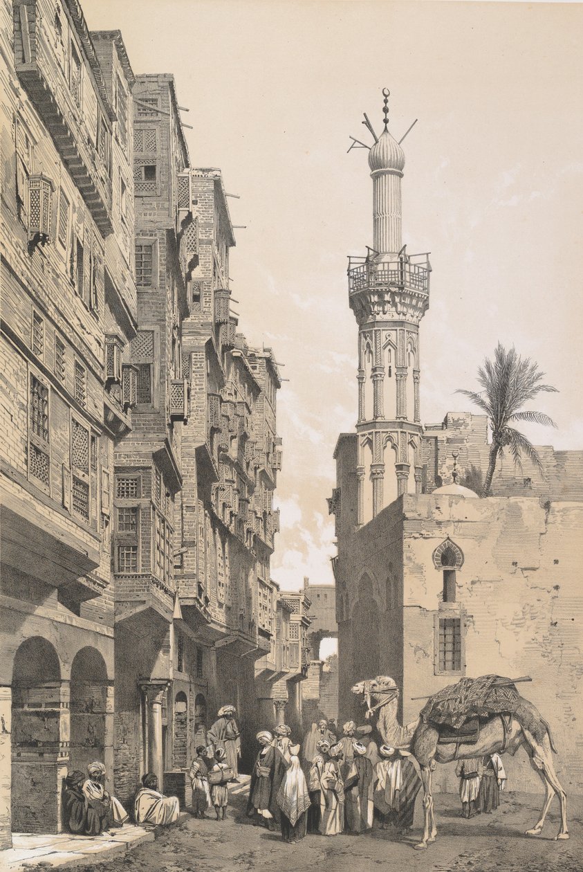 A Street in Rosette by Joseph Philibert Girault De Prangey
