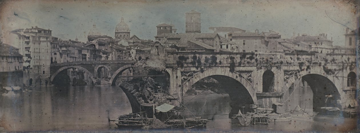 Ponte Rotto Pons Aemilius, Rome by Joseph Philibert Girault De Prangey