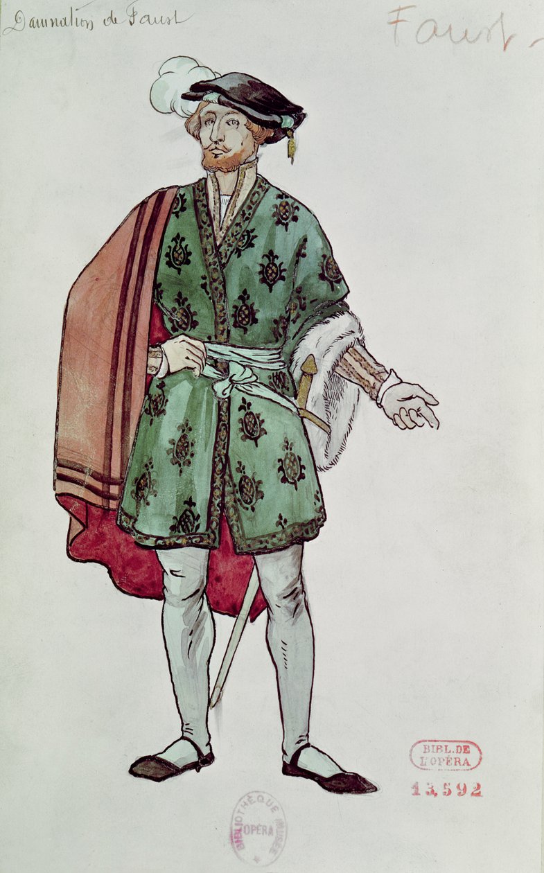 Costume design for Faust from 