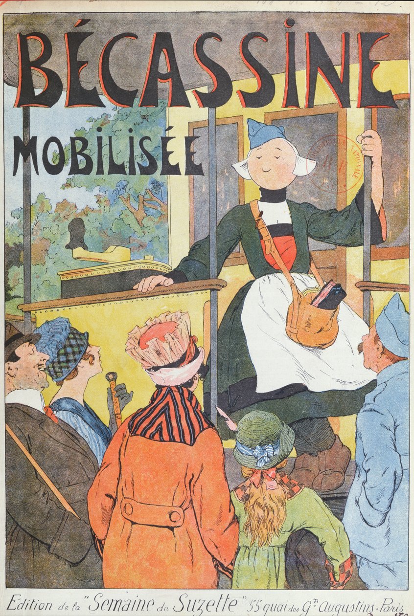 The Departure of Becassine, Cover of 