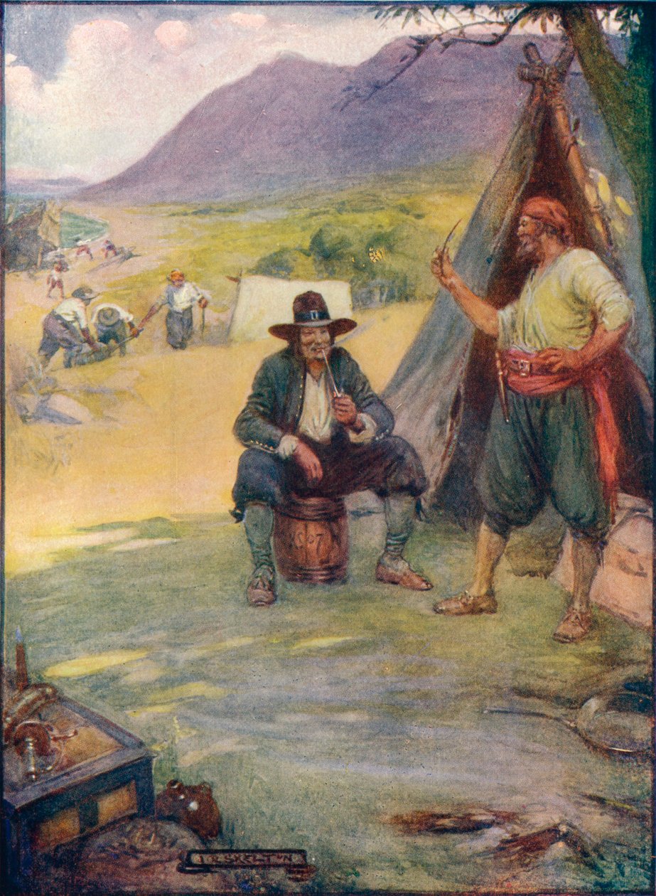 Where Now The Great City of Cape Town Stands, They Set Up Their Tents And Huts by Joseph Ratcliffe Skelton