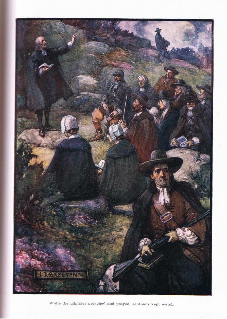 While the Ministers Preached and Prayed, Sentinels Kept Watch by Joseph Ratcliffe Skelton