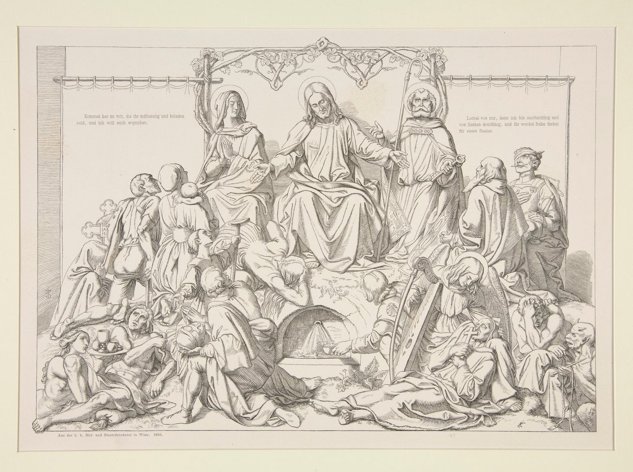 Thoughts for Our Time (series of 12) by Joseph Ritter von Führich