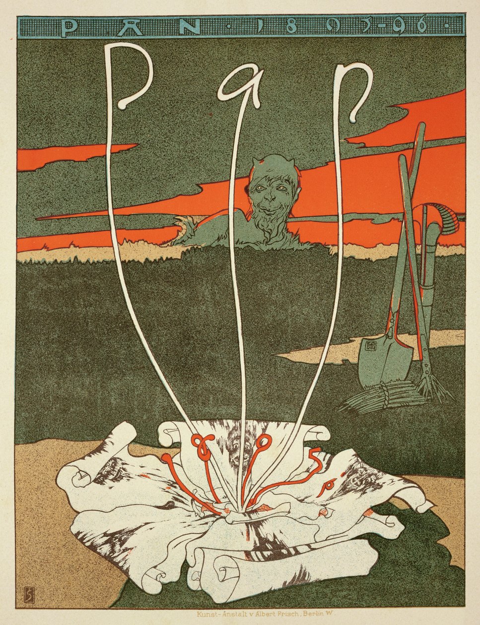 Reproduction of a Poster Advertising 