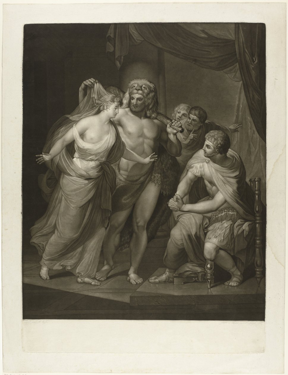 Hercules Brings Alcestis Back from the Underworld by Joseph Spiegl