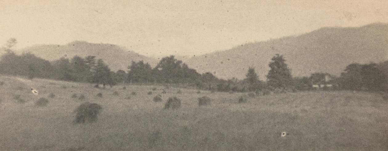 Landscape with Trees and Mountains by Joseph T. Keiley