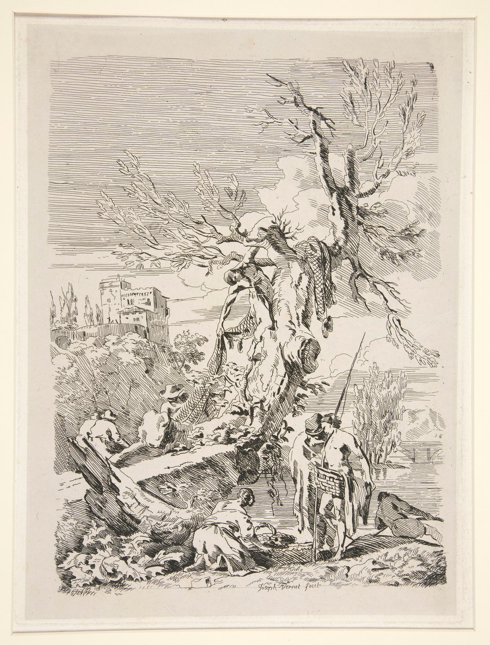 Return from Fishing by Claude Joseph Vernet