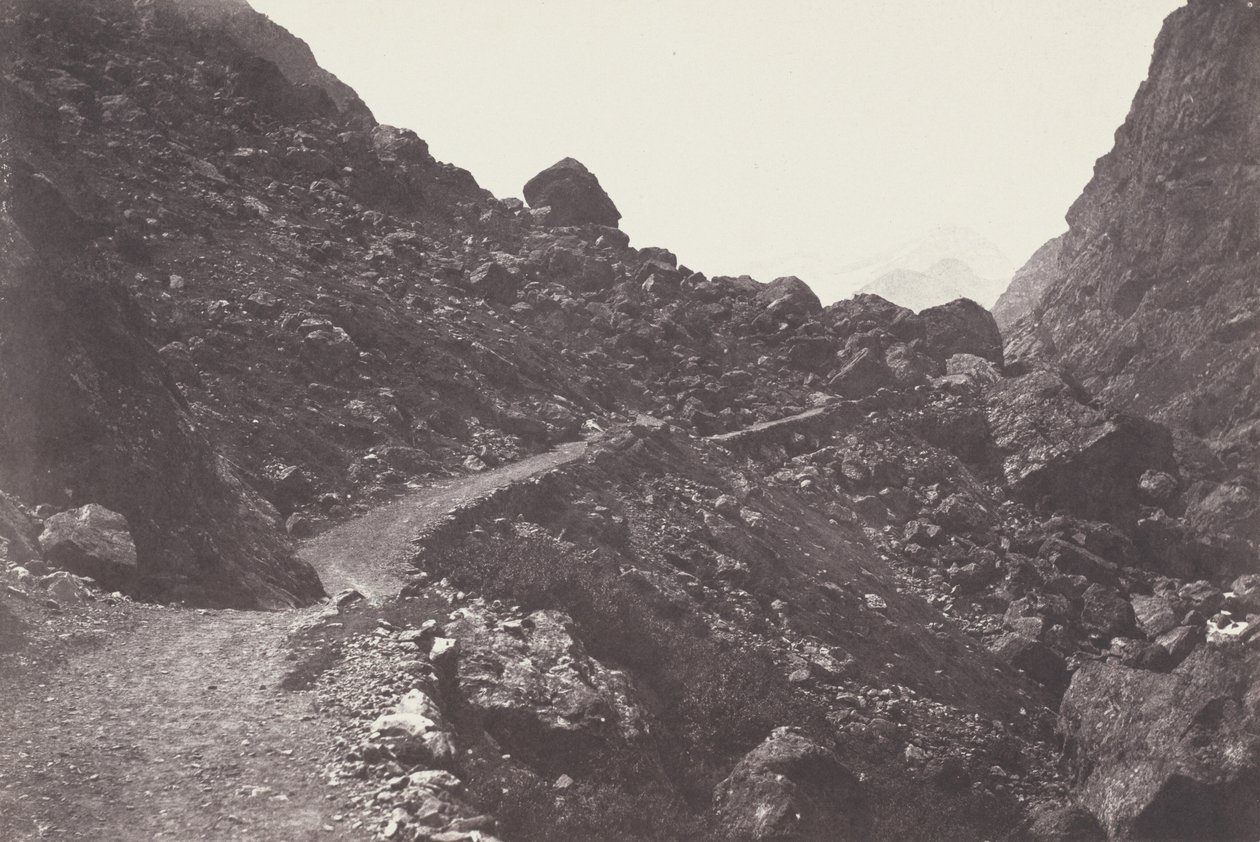 Saint-Sauveur. The Path to Chaos Leading to Gavarnie, 1853 by Joseph Vigier