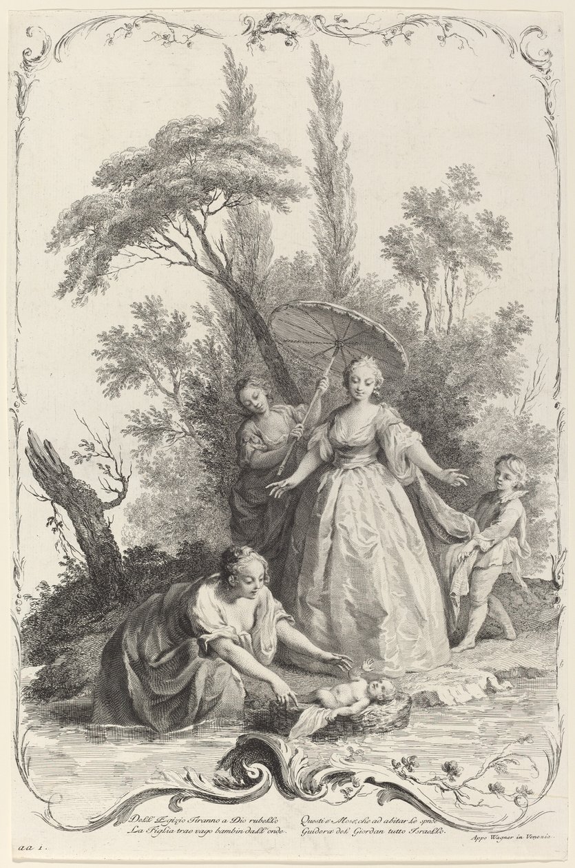 The Finding of Moses by Joseph Wagner