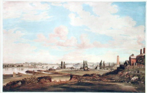 View of Philadelphia and the Schuylkill River, c.1816 by Joseph Watson