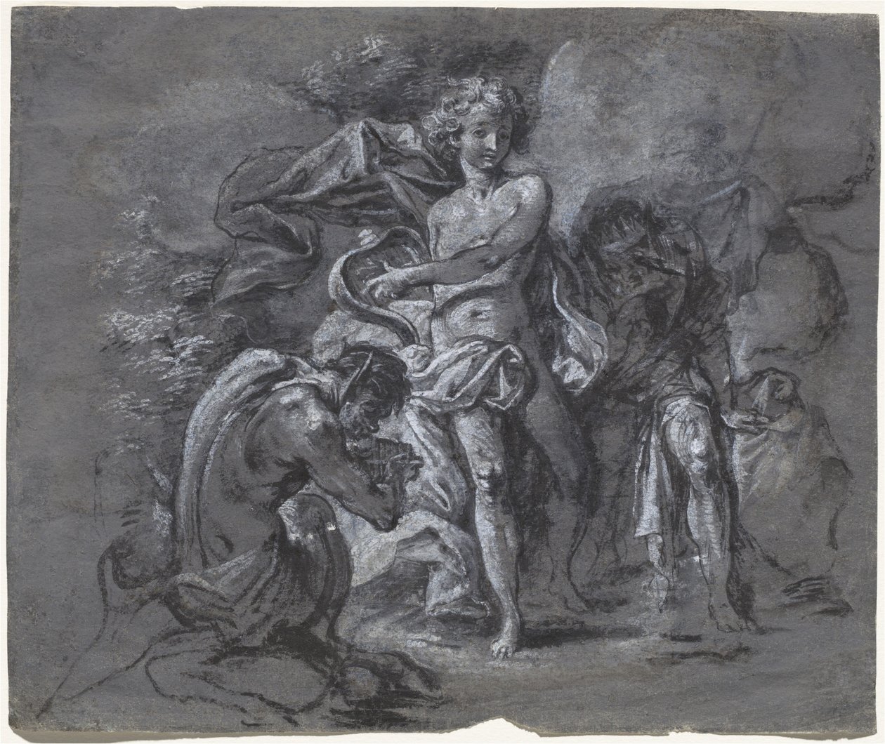 The Contest between Apollo and Pan before King Midas by Joseph Werner