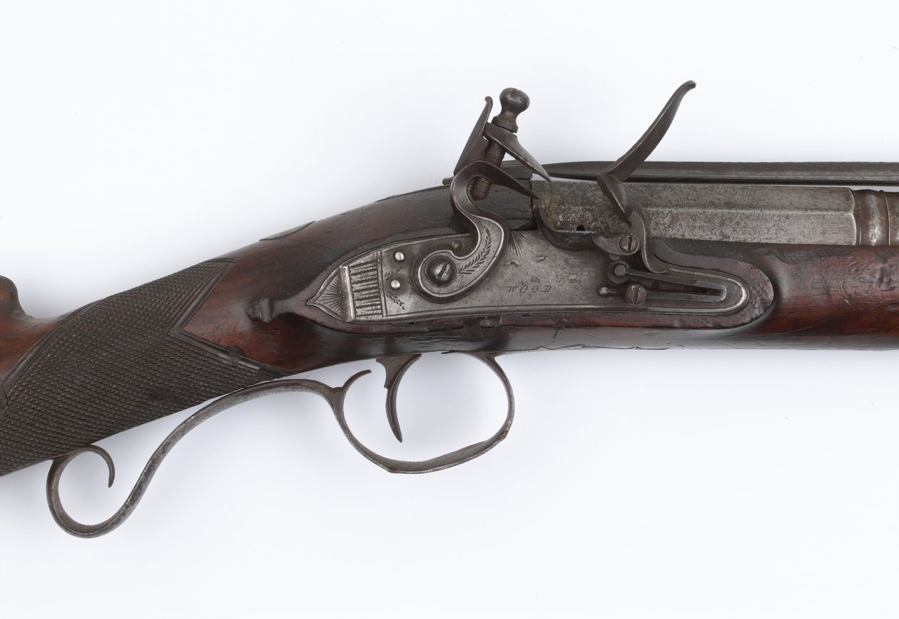 Blunderbuss with Spring Bayonet Issued to Irish Volunteers, c.1815 by Joseph Wood